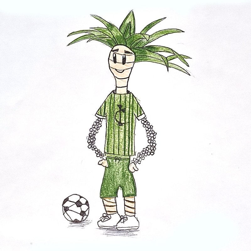 Desenho de Palmeira, por Pietra Cobianchi